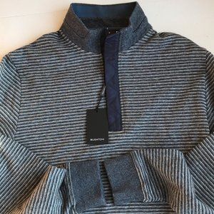 BUGATCHI (L) Pullover Sweater long sleeve 1/2 zip